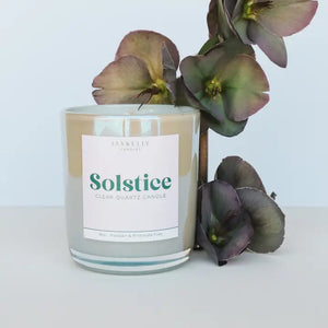 Solstice Crystal Candle Collection