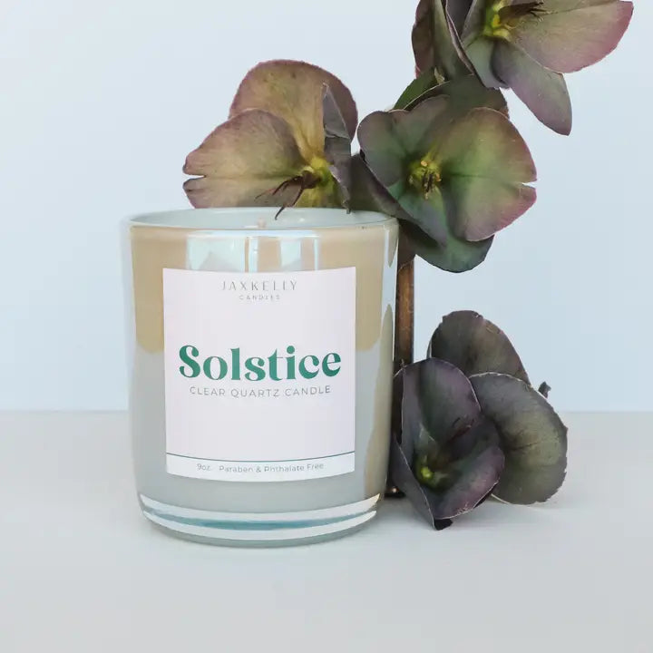 Solstice Crystal Candle Collection