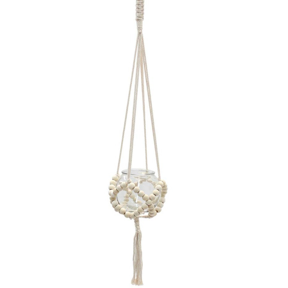 plant hanger michaels 36" Beaded Macrame Plant Hanger