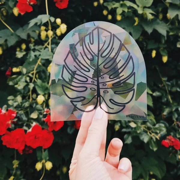 Monstera Suncatcher - Grounded Bodyworks
